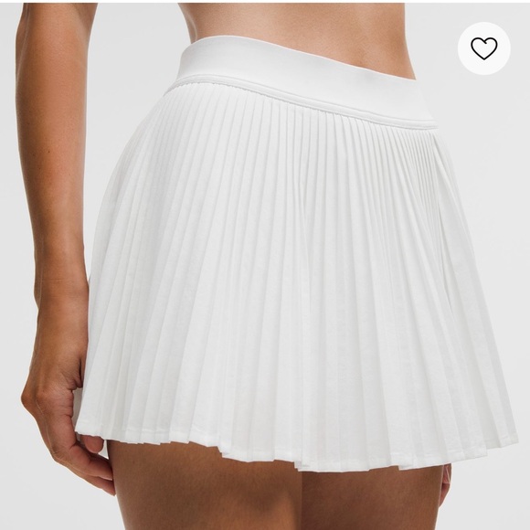 lululemon White Pleated Skirt - Picture 1 of 3